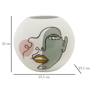 Wazon ART-A 25,5X22 cm